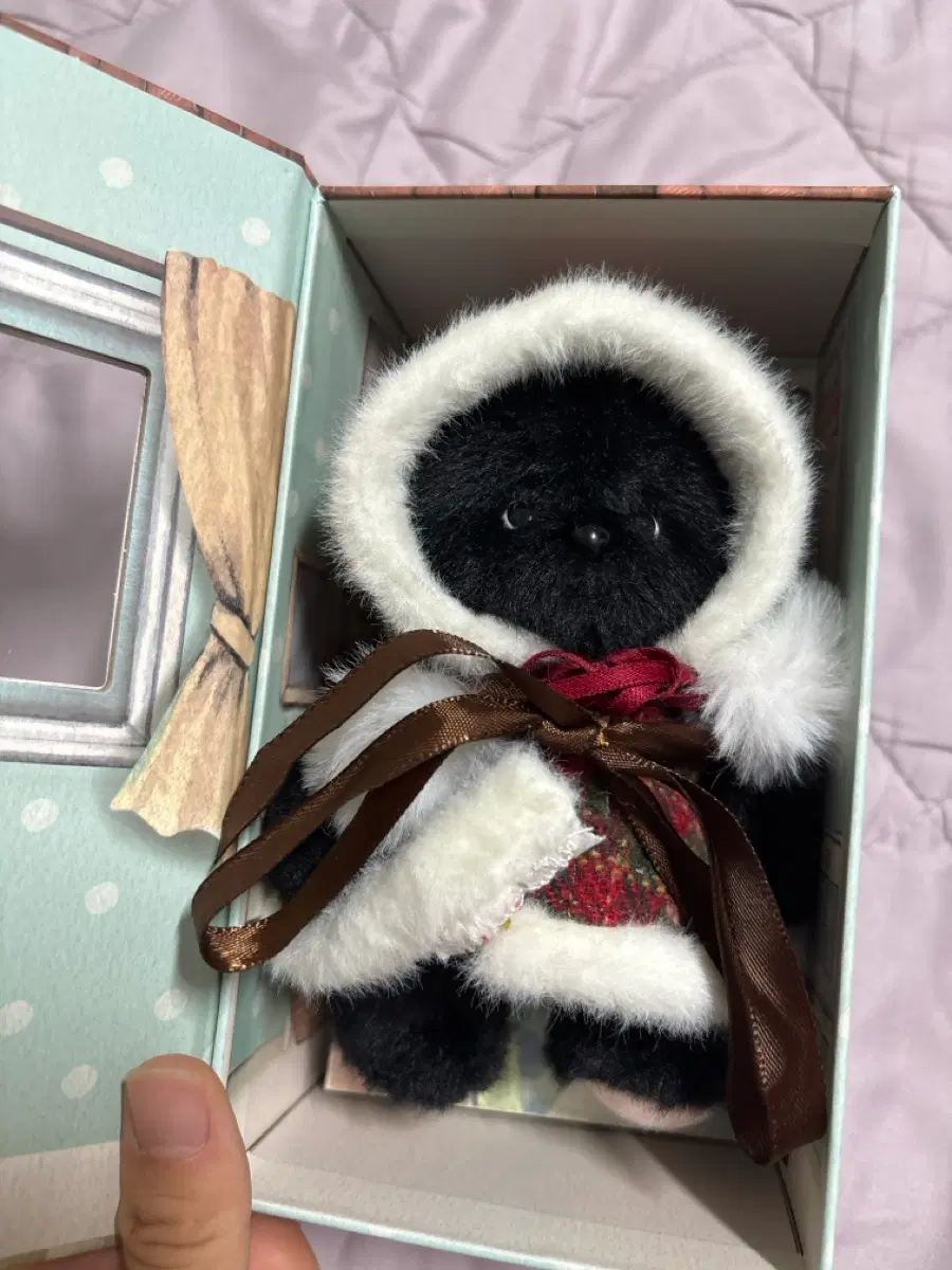 (박스,인형 하자 일절없음! 새상품급) 레나베어 xs블랙