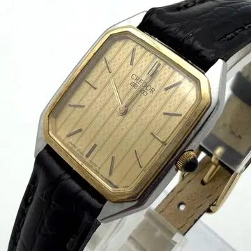 SEIKO CREDOR 크레도르 2340-5000 쿼츠 골드 작동품