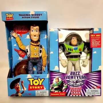 [초기] Thinkway Toys 토이 스토리 우디 버즈 세트