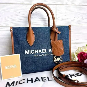 미사용급 MICHAEL KORS 마이클코어스 2 숄더백 데님
