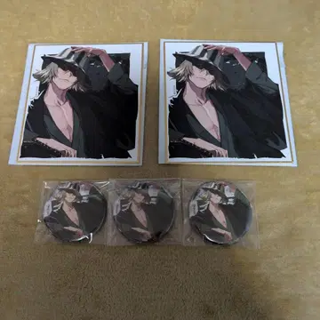 BLEACH x LAM 캔뱃지 색지 컬렉션 우라하라 키스케