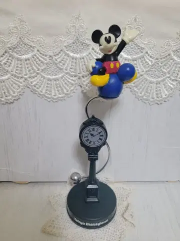 레트로 Tokyo Disneyland 미키마우스 시계 피규어