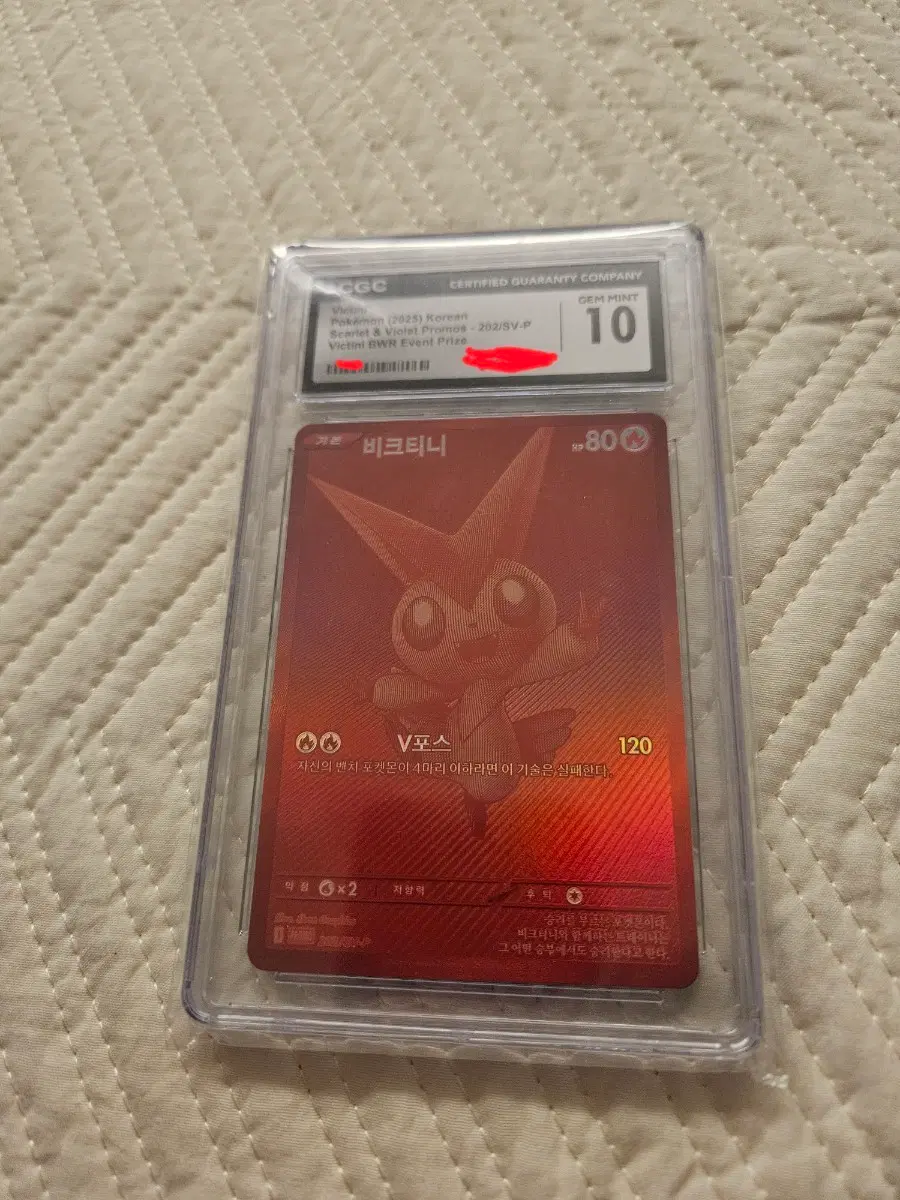 포켓몬카드 비크티니 bwr cgc 10