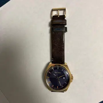 Paul Smith 손목시계 골드 네이비 다이얼