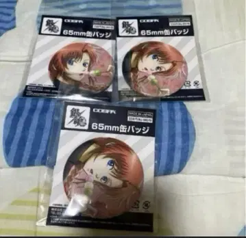 은혼 카무이 작은 창으로 내다보는 풍경 캔뱃지 3개