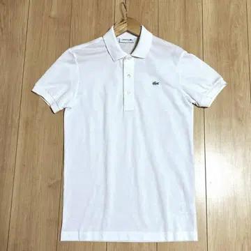 LACOSTE 라코스테 피케 셔츠 화이트 사이즈 2