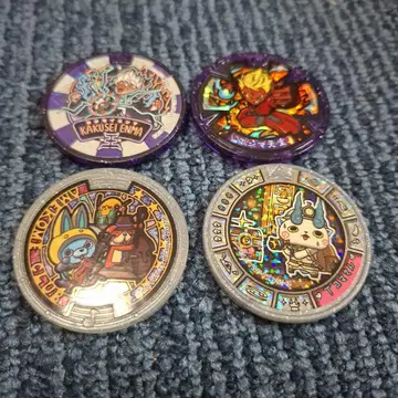 요괴워치 요괴 메달 4개 세트