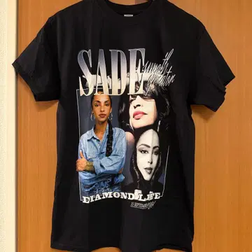 Sade Diamond Life 티셔츠 블랙 M