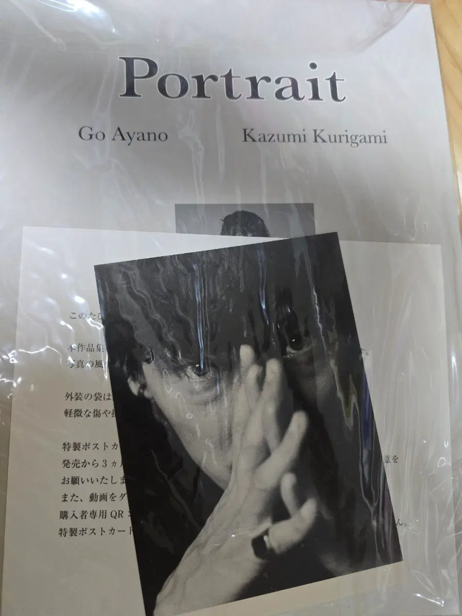 아야노 고 portrait 친필 사인본