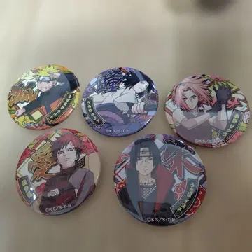 NARUTO 캔뱃지 5종 세트