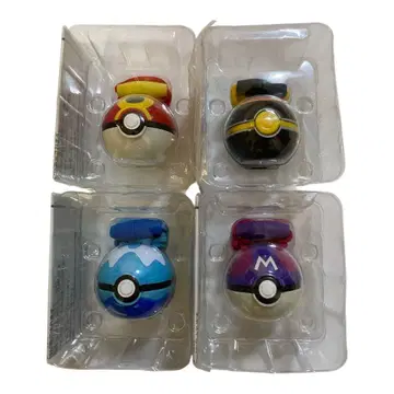 TOMY 포켓몬 몬스터볼 디지털 시계 4종 세트 무료배송