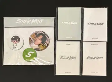 SnowMan 1st 팝업 카드 팩 & 캔 배지 세트 [ 아베 료헤이 ]