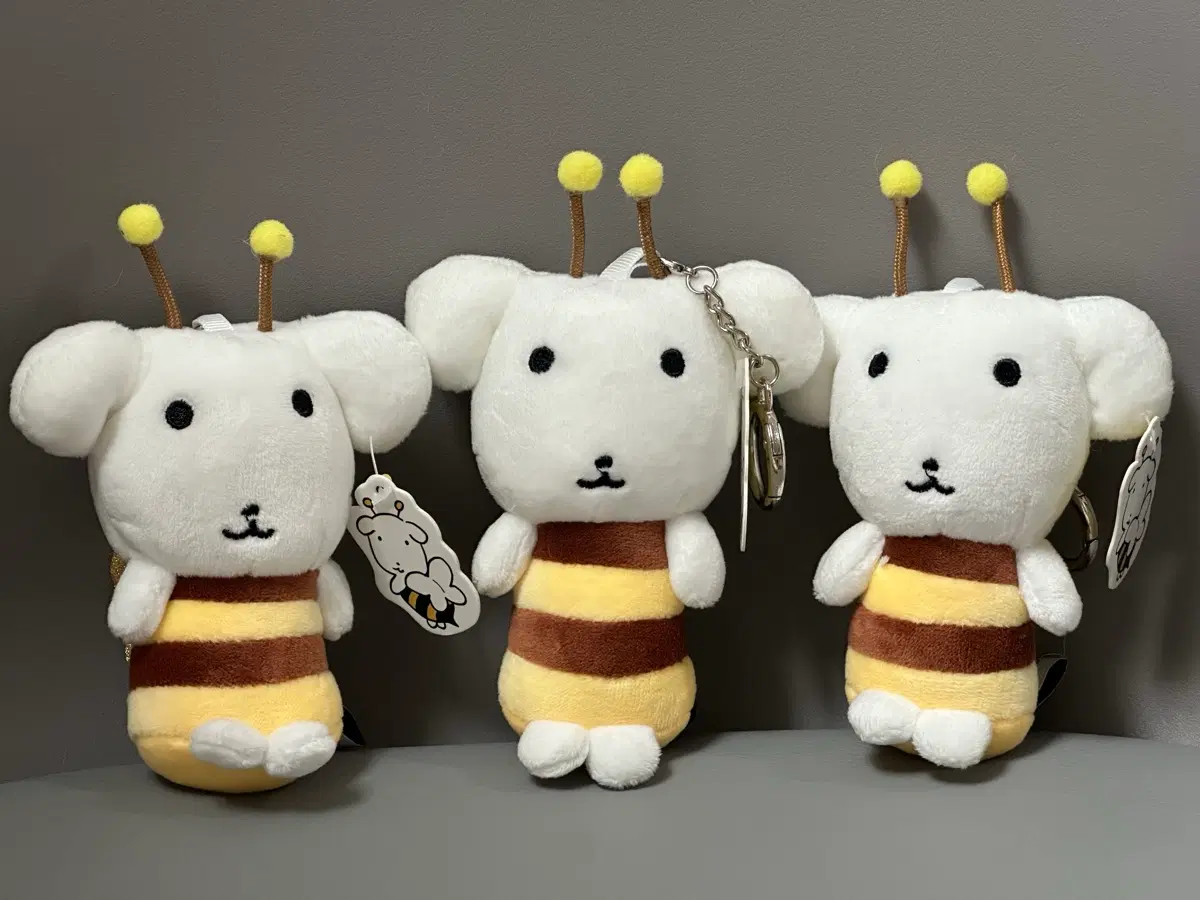 가나디 꿀벌 인형 키링