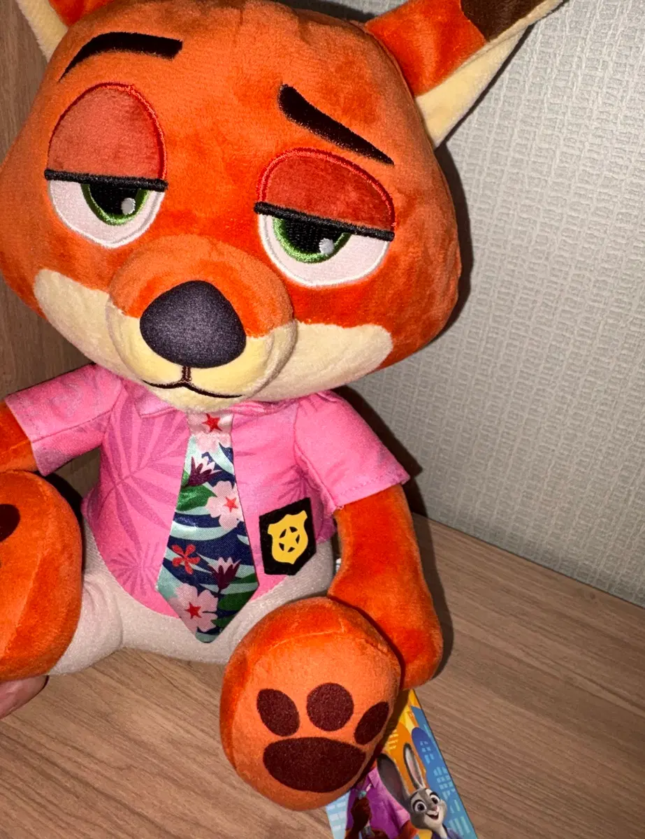 주토피아 닉 시팅 봉제인형
