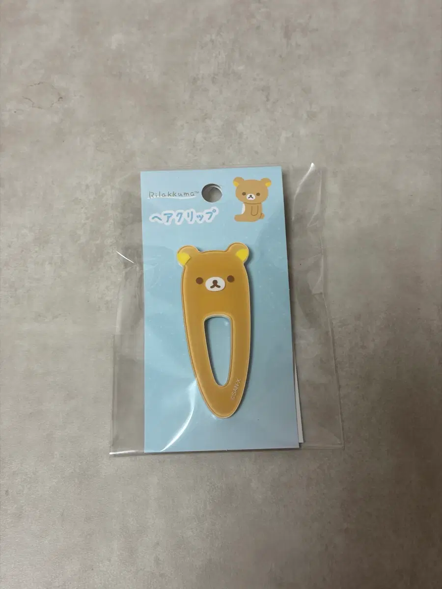 정품 리락쿠마 헤어핀 머리집게