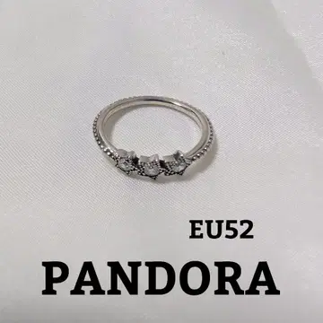 PANDORA 크리스탈 스타즈 반지 EU52 사이즈