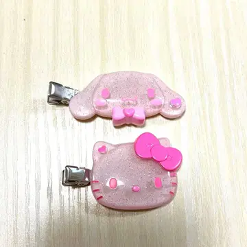 산리오 시크릿 앞머리 클립 키티 시나몬 사쿠라