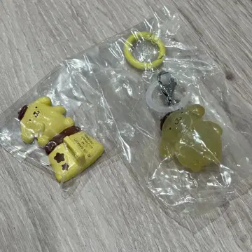 산리오 키링 행거 메지루시 액세서리 폼폼푸딩