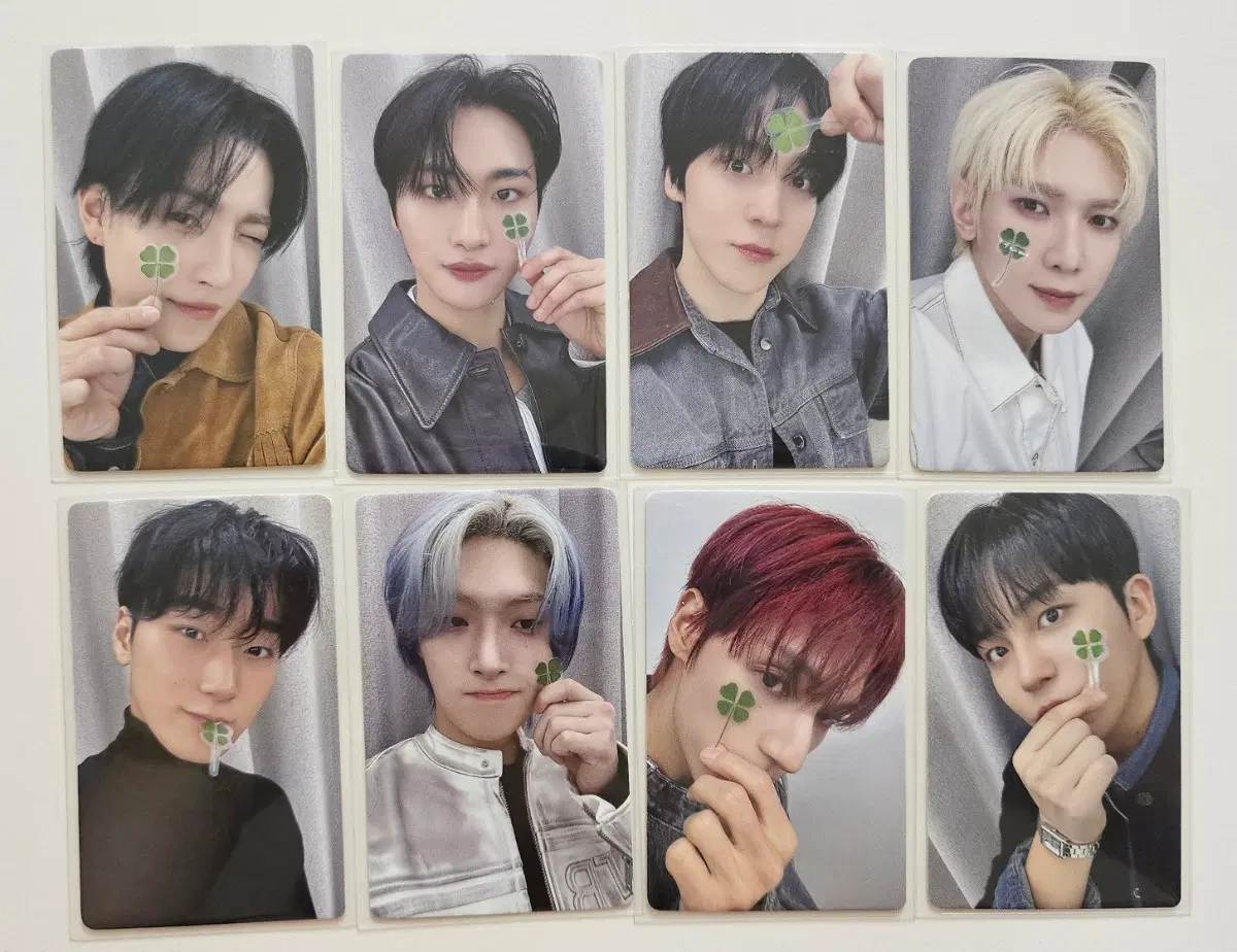 에이티즈 골든아워4 점프업 예판 특전 네잎클로버 티즈클로버ver
