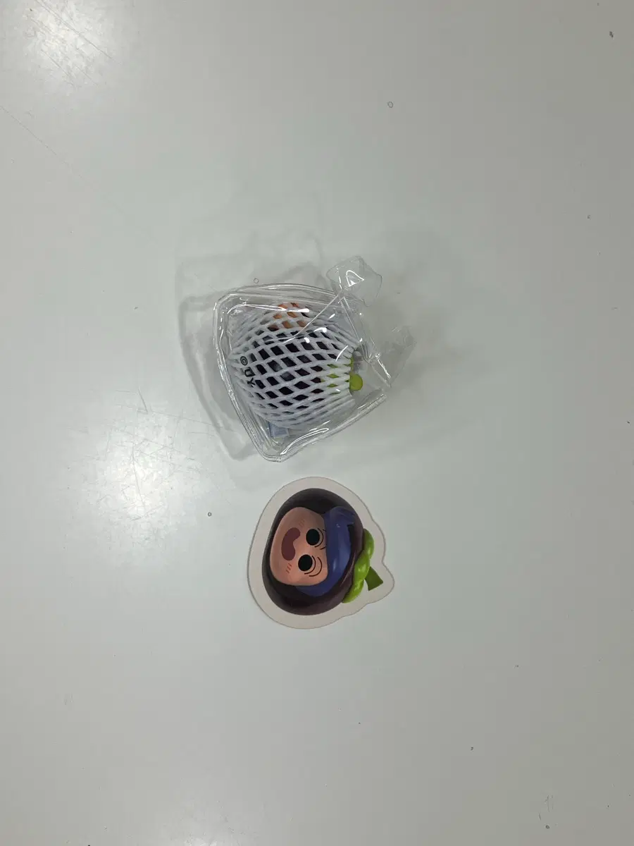 [개봉] 짱구 과일 얼굴 가챠 피규어 철수