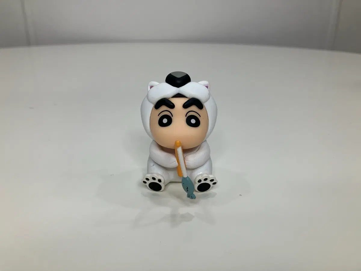 짱구 피규어 흰둥이 옷 낚시 가챠