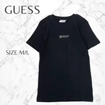 [게스] 티셔츠 M~L 새상품 큐빅 원포인트 로고 캐주얼