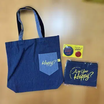 아라시 Are you Happy? 가방 파우치 회장 한정판 배지
