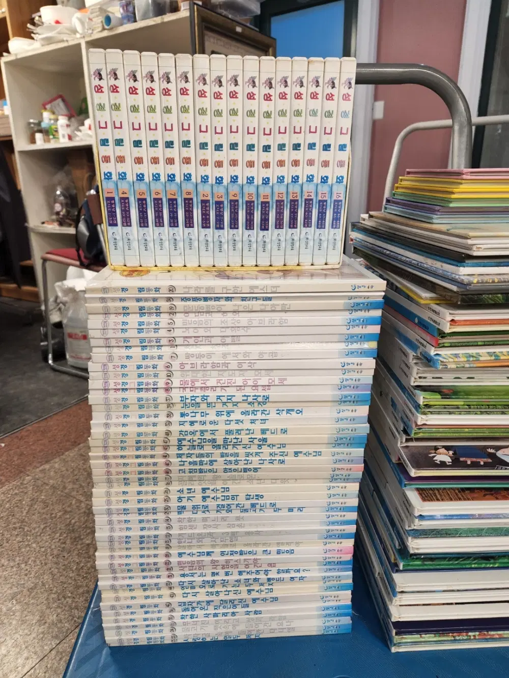 성경그림동화 삼성교육 48권+동영상CD16장+오디오CD15장 종교책