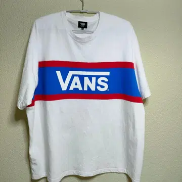 VANS T셔츠 화이트 5L 사이즈