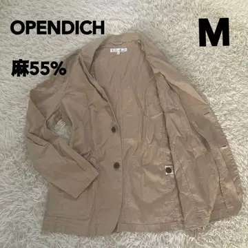 OPENDICH 마 혼방 테일러드 자켓 베이지 M 사이즈