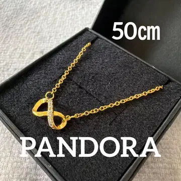 PANDORA 스파클링 인피니티 코리에 목걸이 골드