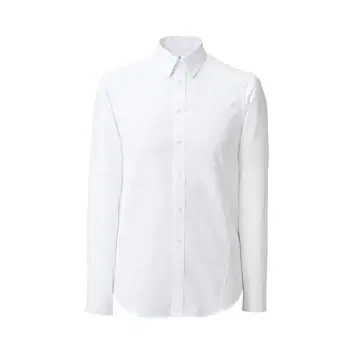 +J JIL SANDER UNIQLQ 초기 슬림 핏 긴팔 셔츠 L