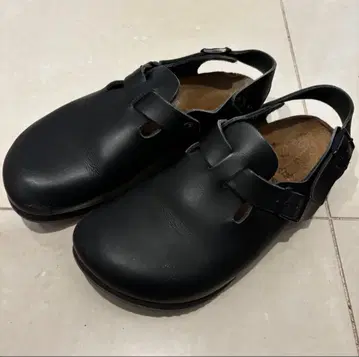 BIRKENSTOCK 토키오/가죽 스트랩 /블랙/37
