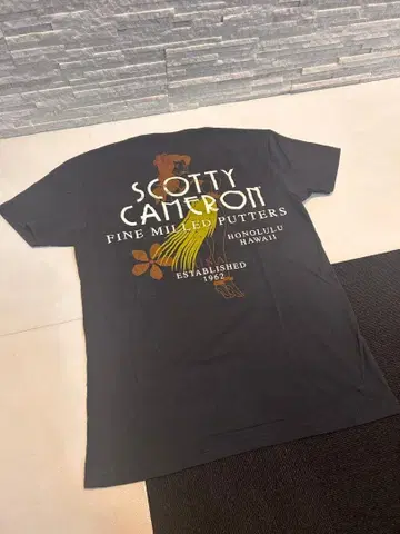 Scotty Cameron 티셔츠 플라걸 블랙 일본 M 사이즈