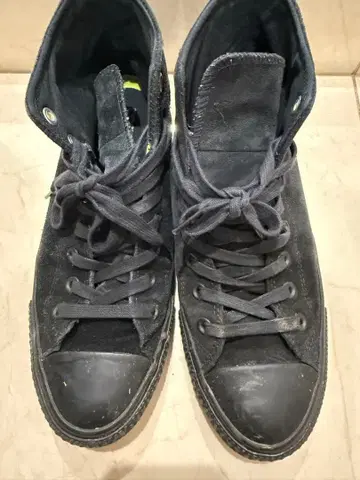 컨버스 올스타 하이컷 블랙 스웨이드