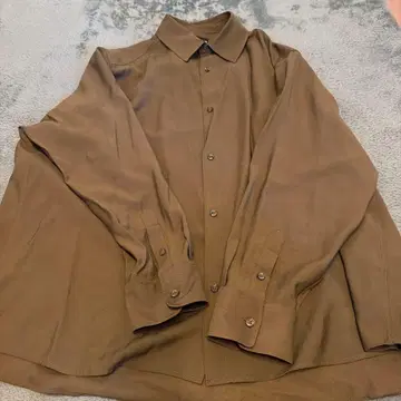 ZARA 긴팔 셔츠 브라운 L 사이즈