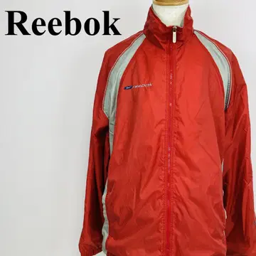 Reebok 나일론 자켓 트랙 자켓 레드 LL 1555-B