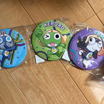 개구리 중사 케로로 빅 캔뱃지 세트