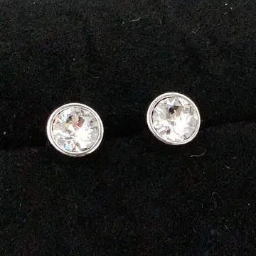 SWAROVSKI 1알 큐빅 귀걸이 5mm 스와로브스키