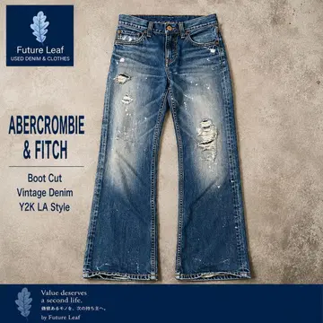 Abercrombie&Fitch 데님 W32 데미지 가공 USA 캐주얼