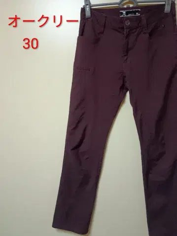 오클리 퍼플 골프 팬츠 30