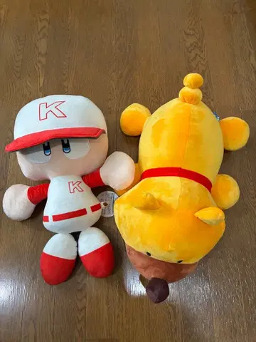 파워풀 프로야구 봉제 인형 파와프로군 간다 세트