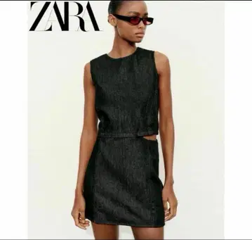 ZARA 데님 원피스 새상품, 미사용 택 포함