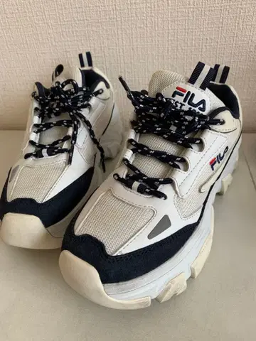 FILA 스니커즈 화이트 네이비