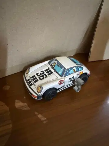 Vintage Porsche Carrera Tin Toy Car