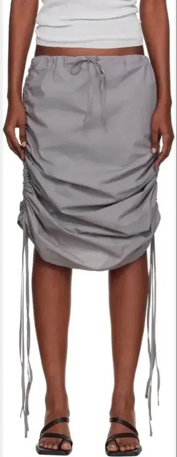 baserange PICTORIAL STRAP SKIRT
