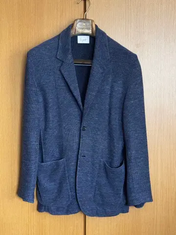 Finjack MAGLIONE 면린넨 니트 자켓