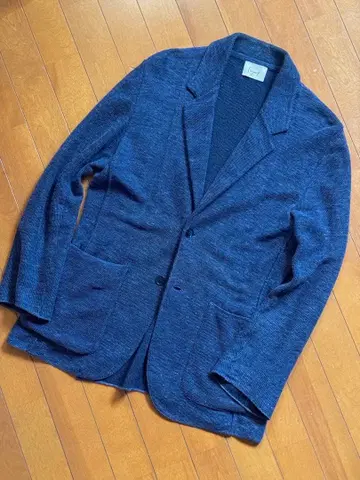 Finjack MAGLIONE 면린넨 니트 자켓