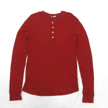 Schiesser 시사 헨리넥 L/S 티셔츠 레드 S