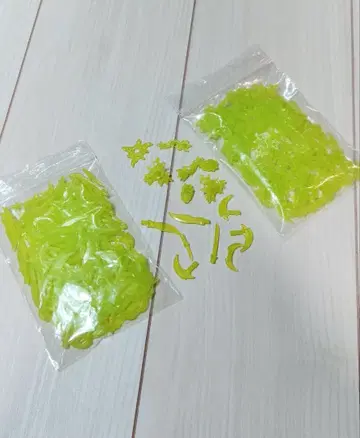 레고 닌자고 부품 파워 이펙트 부품 네온 그린